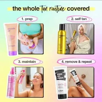 b.tan Self Tanner Bronzing Mist | Fast, 1 Hour Express Sunless Tanning Spray, No Fake Tan Smell, No Added Nasties, Vegan & Cruelty Free, 7 Fl Oz