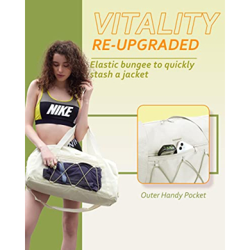 BAGSMART Gym Bag for Women - Stylish & Functional Duffle