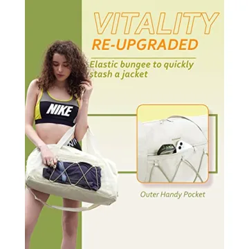 BAGSMART Gym Bag for Women - Stylish & Functional Duffle