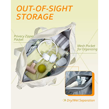 BAGSMART Gym Bag for Women - Stylish & Functional Duffle