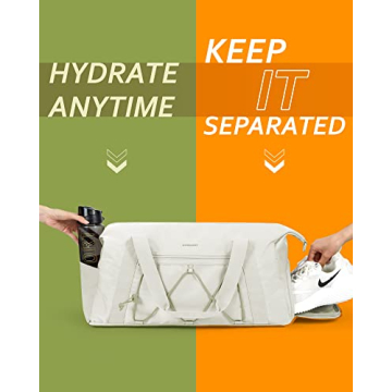 BAGSMART Gym Bag for Women - Stylish & Functional Duffle