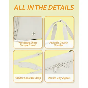 BAGSMART Gym Bag for Women - Stylish & Functional Duffle