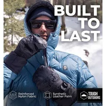 Tough Outdoors Waterproof Insulated Ski Mittens