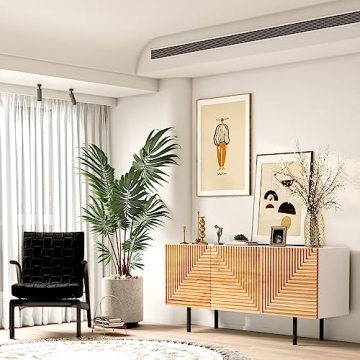 Roomfitters Mid Century Modern TV Stand for 65" TVs