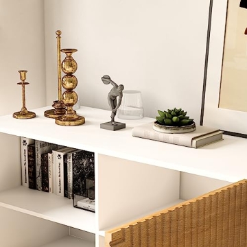 Roomfitters Mid Century Modern TV Stand for 65" TVs