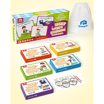 Coogam Educational Flashcards - 220 Sight Words for Kids