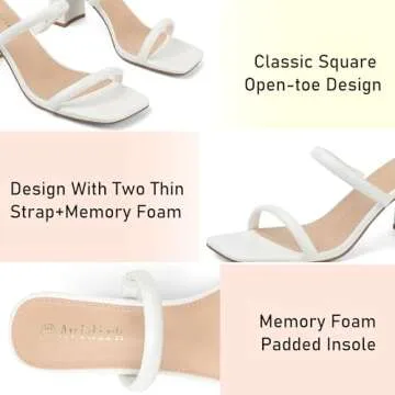 Avidirk Women's Chunky Heeled Sandals for Comfort and Style