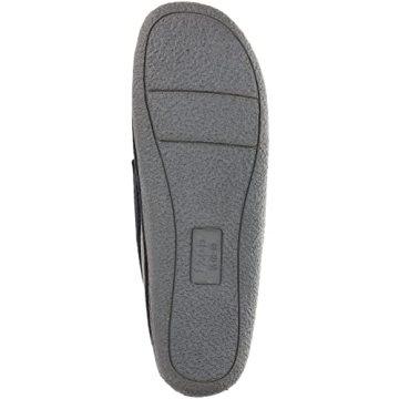 Stylish IZOD Men's Two-Tone Moccasin Slip-On Slippers