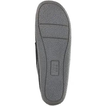 Stylish IZOD Men's Two-Tone Moccasin Slip-On Slippers