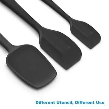 Versatile 3-Piece Silicone Spatula Set for All Cooks