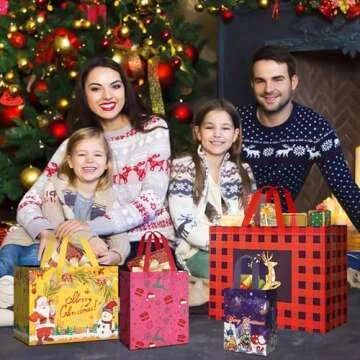 Durable Christmas Gift Bags Set for Every Occasion