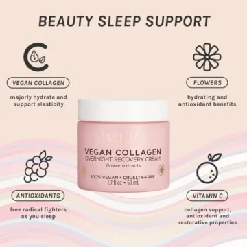 Pacifica Vegan Collagen Night Cream for Youthful Skin