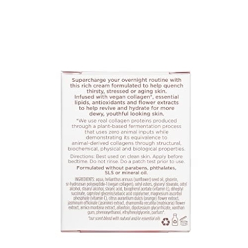 Pacifica Vegan Collagen Night Cream for Youthful Skin