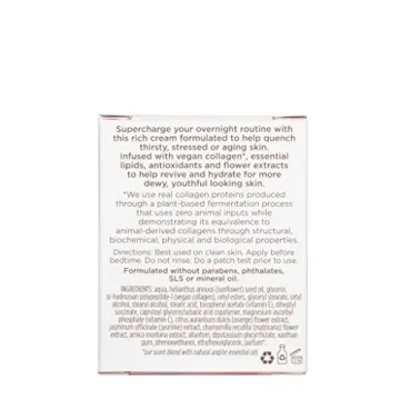 Pacifica Vegan Collagen Night Cream for Youthful Skin