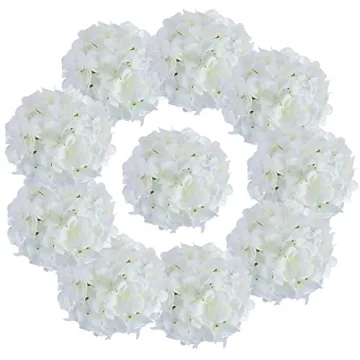 Buy AVIVIHO Artificial Hydrangea Flowers Pack of 10