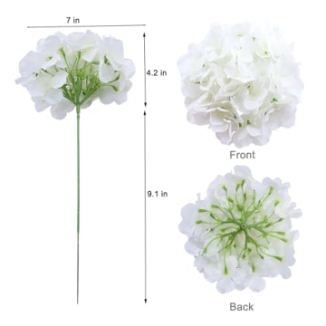 Buy AVIVIHO Artificial Hydrangea Flowers Pack of 10