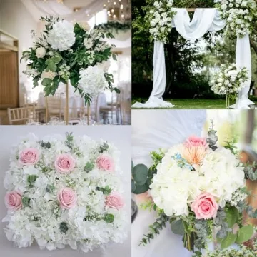 Buy AVIVIHO Artificial Hydrangea Flowers Pack of 10