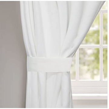 Elegant COTTON CRAFT White Curtain Panels for All Rooms