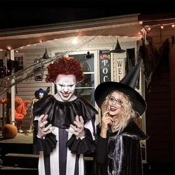 Maikoa 8 Pcs Halloween Decorations Hanging Witch Hat Witches Hats Halloween Decor Floating Witch Hats Black Witch Hats for Women Halloween Party Decorations