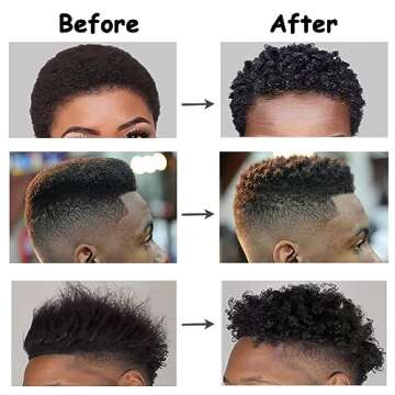 Magic Curling Sponge Gloves - Twist Wave Brush for Barbers, Curly Hair Styling Tool (Right Hand)