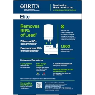 Brita Faucet Mount Water Filter Removes 99% of Lead