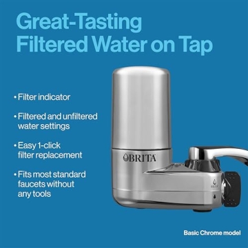 Brita Faucet Mount Water Filter Removes 99% of Lead