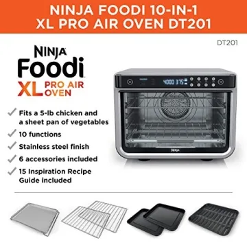 NINJA DT201 Foodi 10-in-1 Air Fryer Oven 1800W