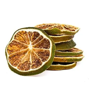 BlueHenry Dehydrated Lime Wheels - 3 oz - 40 slices - Natural Fruit