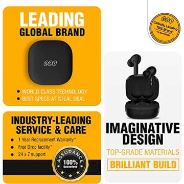 QCY T13 True Wireless Earbuds Bluetooth 5.1 with Touch Control and 40H Playtime