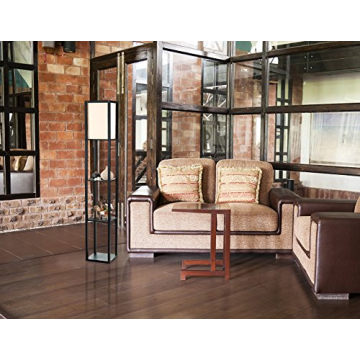 Simple Designs Modern Floor Lamp with Shelves for Home Style