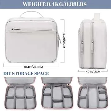 mygreen Waterproof Triple Layer Electronics Organizer for Travel