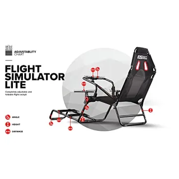 Next Level Racing Foldable Cockpit for Flight Sims