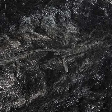 YUSOKI Luxury Faux Fur Pillow Covers Set of 2