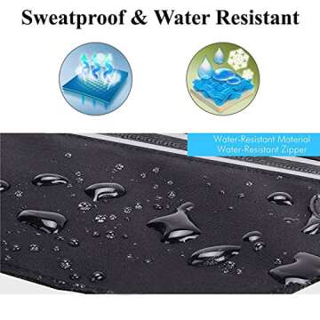 MOVOYEE Fanny Packs - Waterproof Adjustable Running Belt