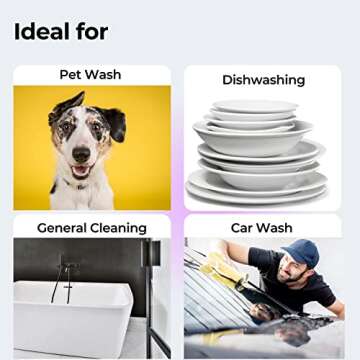 Forliver Silicone Scrubber Gloves for Home and Pet Care