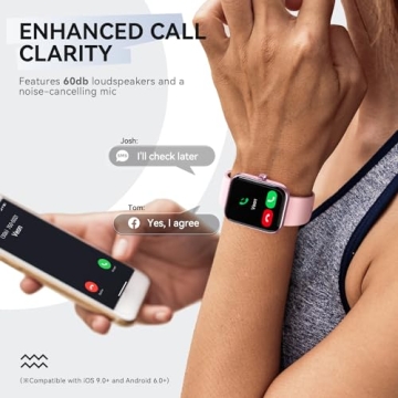 Smart Watch for Women with Bluetooth & Health Monitor