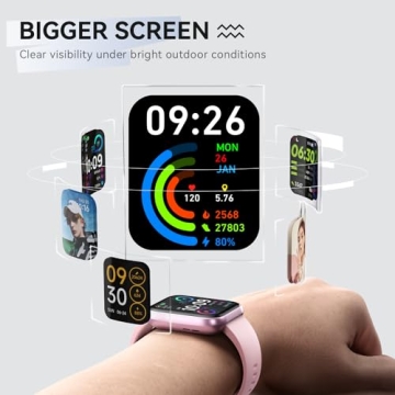 Smart Watch for Women with Bluetooth & Health Monitor