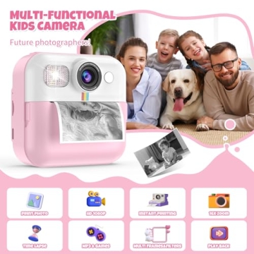BOFIDAR Kids Instant Print Camera Toy for Toddlers
