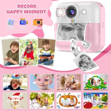 BOFIDAR Kids Instant Print Camera Toy for Toddlers