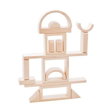 Kubi Dubi Wooden Blocks for Toddlers - Educational Toy