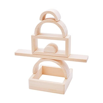 Kubi Dubi Wooden Blocks for Toddlers - Educational Toy