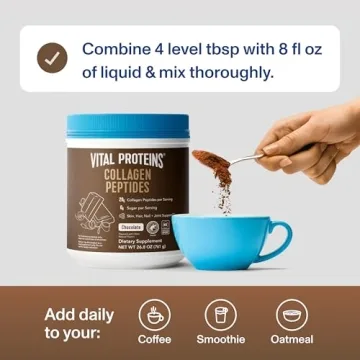 Delicious Chocolate Collagen Peptides for Skin Hair Joints