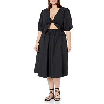 The Drop Women's Prisha Cutout Midi Dress - Chic Summer Style