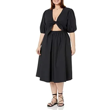 The Drop Women's Prisha Cutout Midi Dress - Chic Summer Style