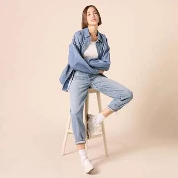 Amazon Essentials Sweater for Women, Long Sleeve Slim-Fit Rib Scoop Neck (Available in Plus Size), Pack of 2, Grey/White, Large