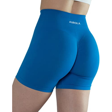 AUROLA Intensify Workout Shorts for Women - High Waist Comfort