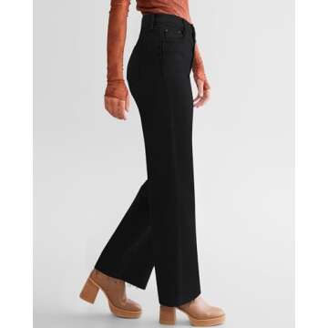 Yewfirm Black High Waisted Jeans for Women - Stylish & Comfy