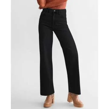 Yewfirm Black High Waisted Jeans for Women - Stylish & Comfy