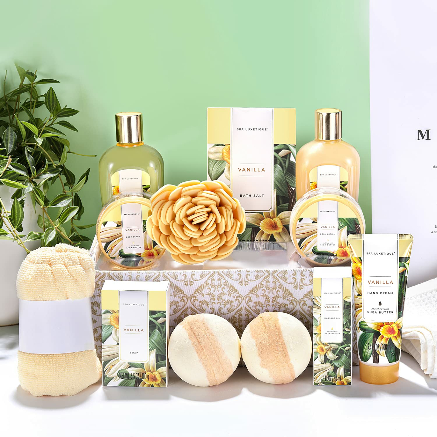 Spa Gift Basket for Women - Luxetique Luxury Set