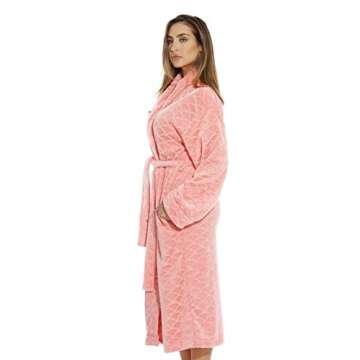 Just Love 6340-Coral-L Kimono Robe/Bath Robes for Women
